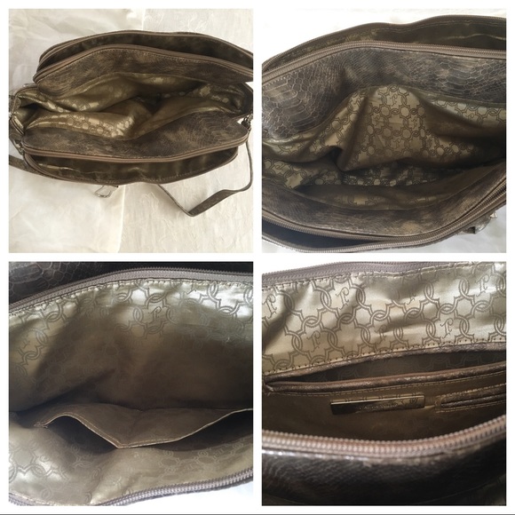 Ivanka Trump snakeskin satchel/crossbody bag EUC - Picture 4 of 6